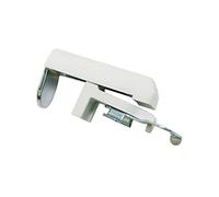 GARDINIA Support de fixation pour stores, Lot de 2, Blanc, Métal/Plastique, Plage de réglage 6-30 mm