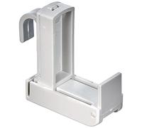 Gardinia Support de Fixation pour Tringle à Rideaux, Paquets de 2, Blanc, Plastique