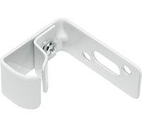 Gardinia Support Mural pour Rail en U, 2 Pièces, Métal, Blanc