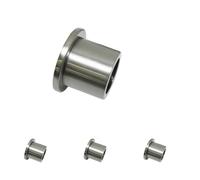 Gardinia Support Mural pour tringles à Rideaux de Ø 25 mm, Matériel de Fixation Inclus, Série Windsor, Métal, Aspect Acier Inoxydable (Lot de 4)
