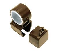 Gardinia Support pour Embouts ER U-Rail en Bronze, 2 Jeux, Plastique, Non Applicable
