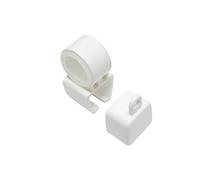 Gardinia Support pour Embouts et U-Rails en Blanc, 2 Jeux, Plastique