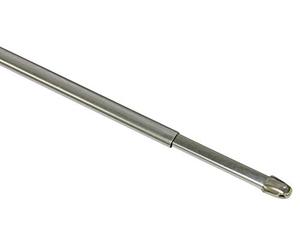 GARDINIA Support pour Plafond pour Tringles à Rideaux à 3 rails, 2 Pièces, Montage au Plafond ou en Combinaison avec Supports de Fixation, 2,5 x 1,5 x 1,5 cm, Métal, Argentés