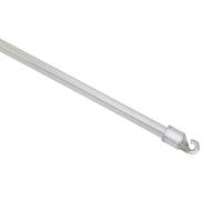Gardinia Tige de Rotation avec Crochet, Longueur: 75 cm, Plastique, Transparent