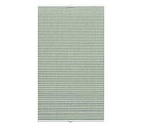 GARDINIA Wohnidee Store Plissé pour Montage sur Cadre de Fenêtre, Store Enrouleur Opaque, 4 Supports de Montage et 2 Poignées Inclus, Vert, 90 x 130 cm (lxH)