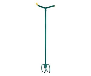 GARDIREX - Griffe de Jardinage à Rotation en Acier - Outil de Jardin Utilisation Debout pour bêcher et désherber - Gardirex
