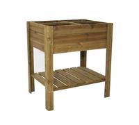 Gardiun Potager sur Pieds 115 L 60x80x88 cm Bois Traité et Toile de Paillage