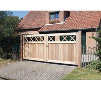 Gardival. Portail Double Battant en Iroko Granada - 300 x 180 cm - 109083-22623