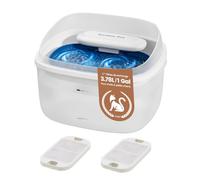 Gardner Pet Fontaine à Eau pour Chat et Chien 3.78L, Blanc