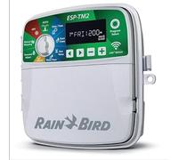 GardPrime Kit d’arrosage intérieur - Programmateur Rain Bird ESP-TM2 8 zones + Module WiFi LNK2 - Solution connectée complète pour jardin et potager By GardenPrime