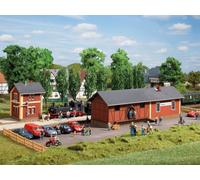 Gare Ferroviaire Steinbach Avec Maison D'Eau HO Échelle Auhagen 11435