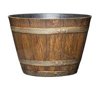 Garedengoodz 74 Whisky Corps Pot de Fleurs, 22,9 cm, chêne Vieilli 9" Distressed Oak