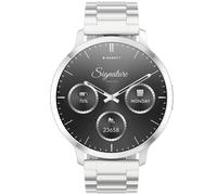 Garett Edge EDGE_SIL_SLD - Homme - Montre Connectée - Quartz avec chargeur - Acier inoxydable - Verre 'Gorilla Glass'