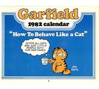 GARFIELD 1992 CALENDAR HOW TO BEHAVE LIKE A CAT