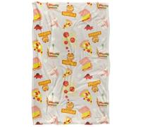 Garfield (2024) Food Pattern Plaid Ultra Doux au Toucher Soyeux - 91 x 147 cm