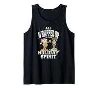 Garfield All Wrapped Up in The Holiday Spirit Christmas Débardeur