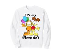 Garfield and Odie It's My Birthday Heart Sweatshirt