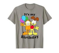 Garfield and Odie It's My Birthday Heart T-Shirt