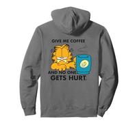 Garfield Art Art Retro Comic Art Morning Coffee Cat Vibes Style Sweat à Capuche