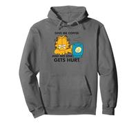 Garfield Art Art Retro Comic Art Morning Coffee Cat Vibes Style Sweat à Capuche