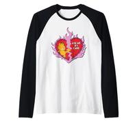 Garfield Barbed Wire Broken Heart Ask Me If I Care Cartoon Manche Raglan