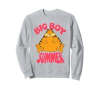 Garfield Big Boy Summer Chonky Orange Cat Funny Cartoon Sweatshirt