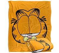 Garfield Big Head Plaid Ultra Doux au Toucher Soyeux - 152 x 127 cm