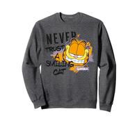 Garfield Chat Souriant pour Amoureux des lasagnes Lol Cheeky Kitty Classic Sweatshirt