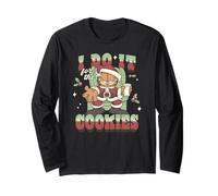 Garfield Christmas I Do It for The Cookies Holidays Portrait Manche Longue