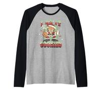Garfield Christmas I Do It for The Cookies Holidays Portrait Manche Raglan