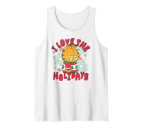 Garfield Christmas I Love The Holidays Ugly Sweater Portrait Débardeur