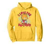 Garfield Christmas I Love The Holidays Ugly Sweater Portrait Sweat à Capuche