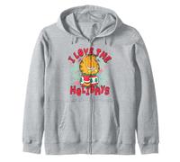 Garfield Christmas I Love The Holidays Ugly Sweater Portrait Sweat à Capuche