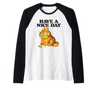 Garfield Classic Passez Une Bonne journée Manche Raglan