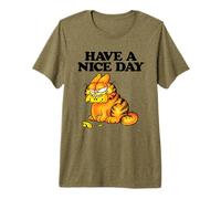 Garfield Classic Passez Une Bonne journée T-Shirt Haut de Gamme