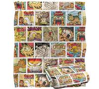 Garfield Collage Plaid Ultra Doux au Toucher Soyeux - 152 x 127 cm