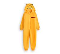 Garfield Combinaison Adulte | Pyjama Combinaison en Orange pour Hommes et Femmes | Combinaison de Nuit avec Fermeture Éclair, Capuche et Queue 3D | Combinaison Chat de Dessin Animé
