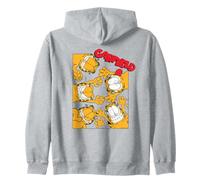 Garfield Comédie de Style rétro Humoristique Crazy Cat Humeur Sweat à Capuche