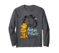 Garfield Comic Retro Ask Me If I Care Art Style Cadeaux Manche Longue