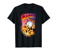 Garfield Dessin Animé d'Halloween Aaagh! Chat Effrayé T-Shirt