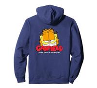 Garfield Dessin d'art rétro Motif Chat Souriant Sweat à Capuche