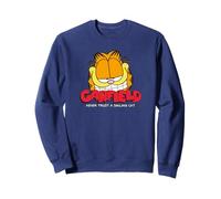 Garfield Dessin d'art rétro Motif Chat Souriant Sweatshirt