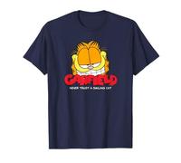 Garfield Dessin d'art rétro Motif Chat Souriant T-Shirt