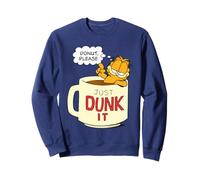 Garfield Donut Coffee Vibes Dessin d'art rétro Sweatshirt