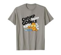 Garfield Eating Lasagna Chomp Gobble Gulp Slurp T-Shirt