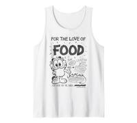 Garfield Food Lover Lasagnes Retro Comic Vibes Style Cadeaux Débardeur