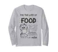 Garfield for The Love of Food Lasagna Pie Retro Vibes Cadeaux Manche Longue
