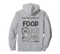 Garfield for The Love of Food Lasagna Pie Retro Vibes Cadeaux Sweat à Capuche