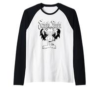 Garfield Halloween Fright Night Retro Vampire Garfield Manche Raglan