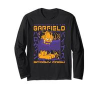 Garfield Halloween Spooky Crew Retro Vampire Garfield Manche Longue
